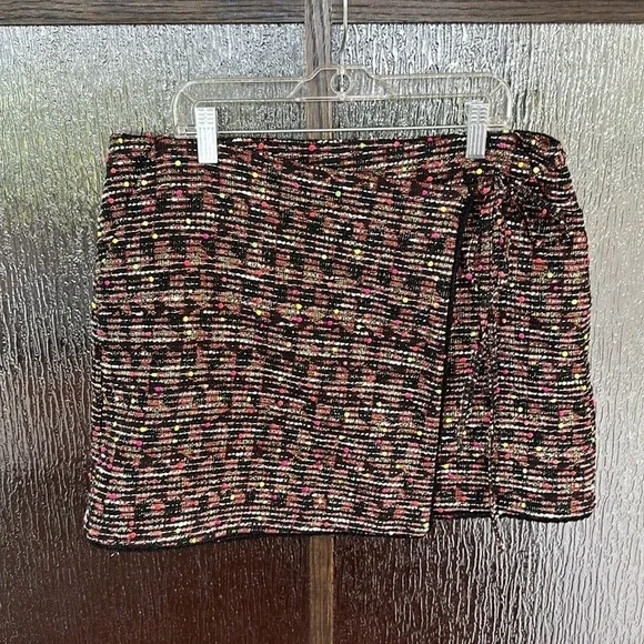 Le Superbe Lennon Tweed Wrap Skirt size 8 - Picture 5 of 10